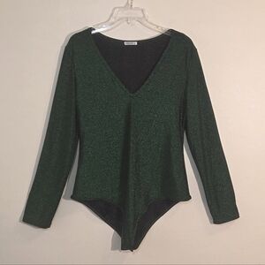 BelleLovin Glitter Long Sleeve Bodysuit